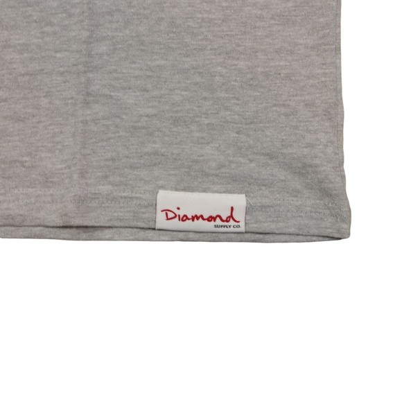 Diamond Supply t-shirt / gray color / short sleeve with camo logo tee / medium - Picture 6 of 6